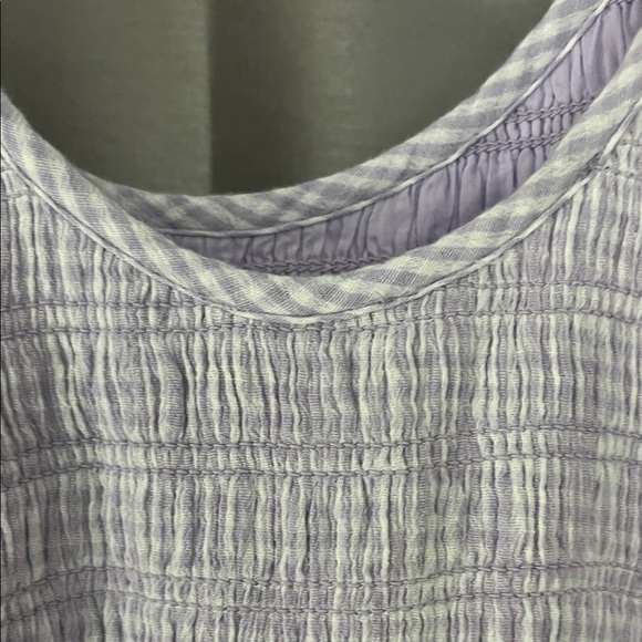 Aerie Soft Lilac gingham Maxi Dress - Picture 8 of 12